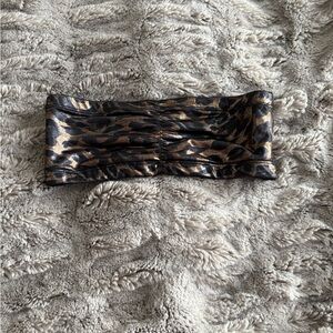 Leopard Print Bandeau Top